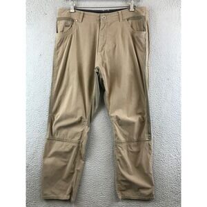 Kuhl Mens Khaki Hiking Pants Utility Travel Outdoor Size 38x30